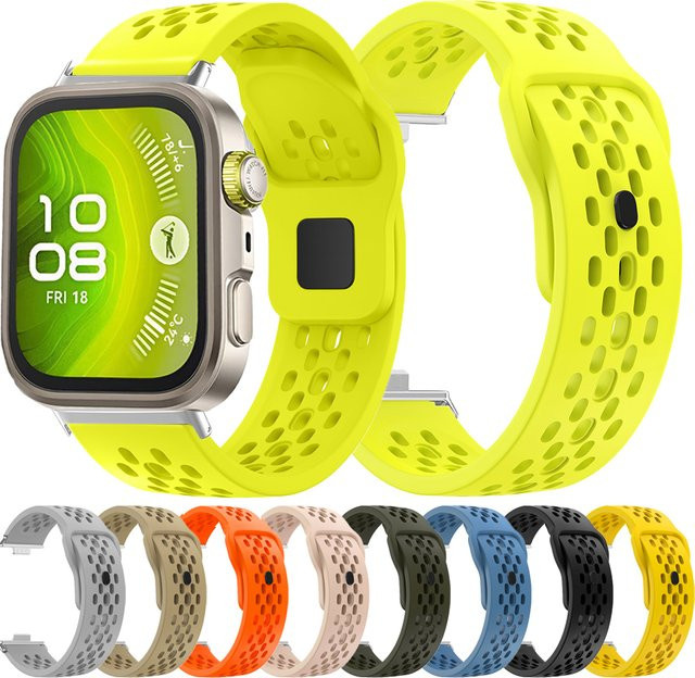 jansin Uhrenarmband Silikon, Huawei Watch Fit 4 Pro 3, Fit3, Fit4, Fit4Pro, Unisex - Bild 1