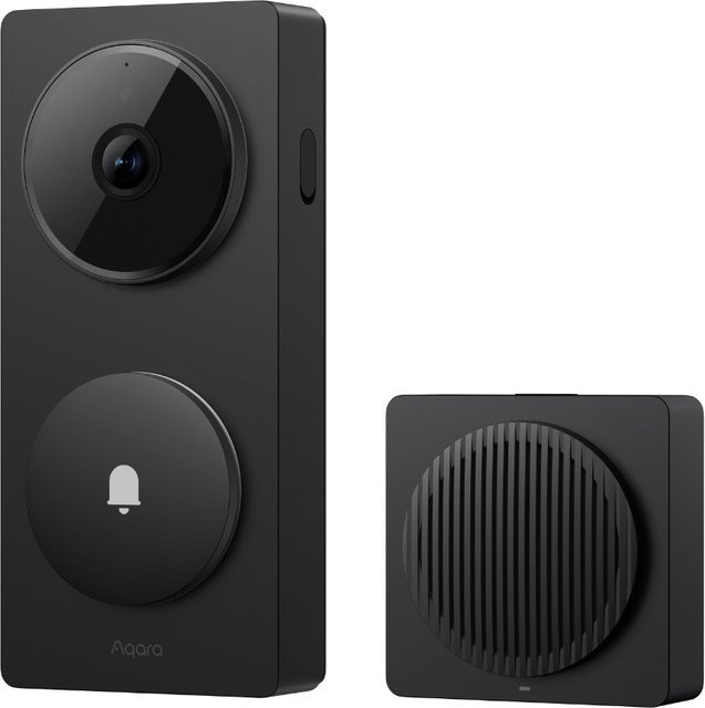 Aqara Smart Video Doorbell G410 Türklingel Kamera Hub mit 2K Auflösung Schwarz - Bild 3