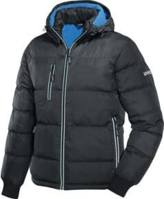 Uvex Thermo Steppjacke Unisex in Schwarz/Blau, Größe S - Bild 1