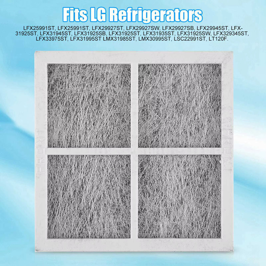 3er-Set Luftfilter Ersatz für LG LT120F Elite 469918 Kühlschrank und Gefrierschrank in Weiß - Bild 2