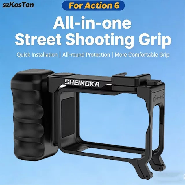 DJI Xplorer Grip Kamera-Griffhalterung für DJI OSMO Action 6 in Schwarz - Bild 1