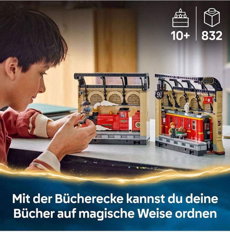 LEGO Harry Potter Hogwarts Express 76450 Buchstütze Fahrzeug in Rot und Mehrfarbig - Bild 2