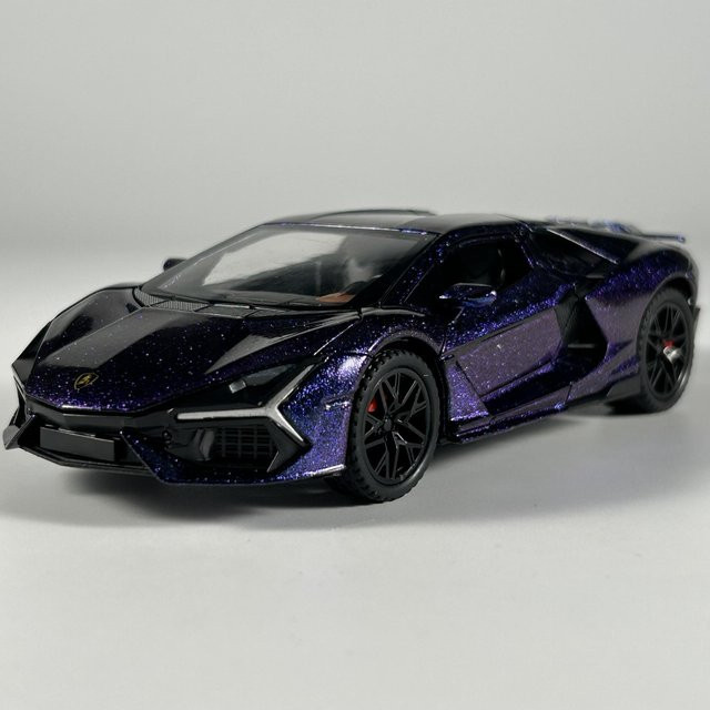 Linyi toy car Revuelto Supercar Modellauto, 1:32, Metall, Schwarz - Bild 1