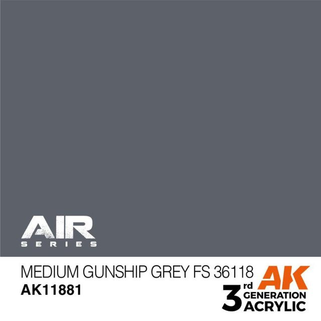 AK Interactive Medium Gunship Grey, Grau - Bild 1