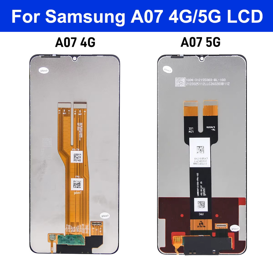Samsung Ersatz LCD-Display mit Touchscreen-Digitizer-Einheit für A07 4G SM-A075B und A07 5G SM-A076B in Schwarz, 6,7 Zoll - Bild 2