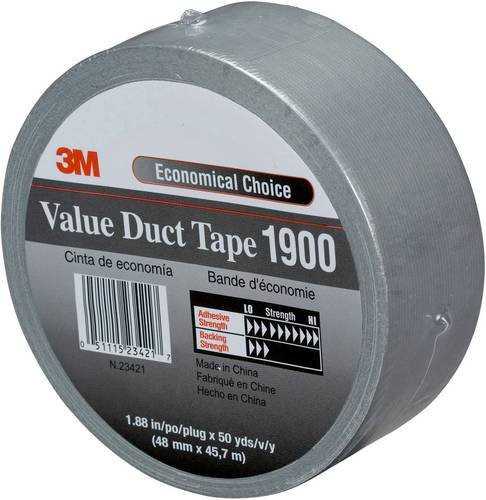 3M Gewebeklebeband Schwarz Breite: 48 mm, Länge: 45,7 m - Bild 1
