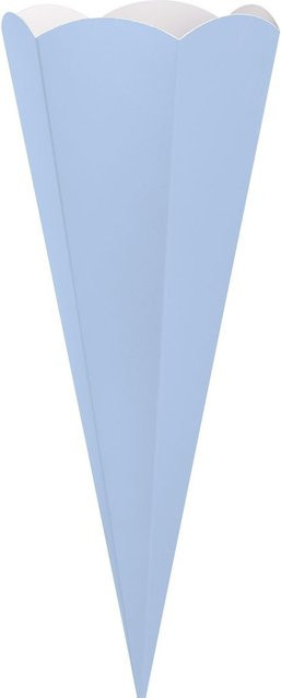 Schultüten-Zuschnitt in Hellblau - Bild 1