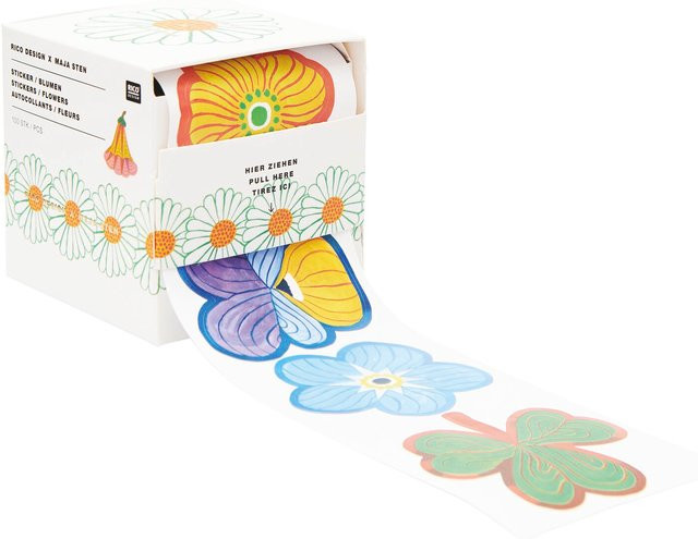 Rico Design Sticker Midsommar Magic Blumen - Bild 1