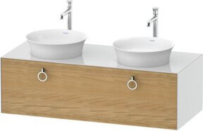 Duravit Waschtischunterschrank White Tulip in White, B/T: 130 x 55 cm - Bild 1