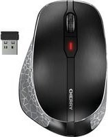 Cherry MW 8C ERGO kabellose ergonomische Maus in Schwarz mit Bluetooth und USB-C Aufladung, 3200 dpi, 6 Tasten - Bild 1