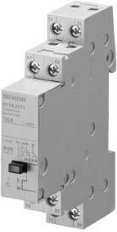 Siemens Schaltrelais 5TT4217-1 in Grau mit 400V Nennspannung, 16A Schaltstrom und 2 Wechsler - Bild 1