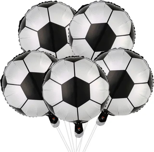 TAKARA TOMY Fußball Luftballons, 5-teiliges Set, Fußball Thema Party Dekorationen - Bild 1