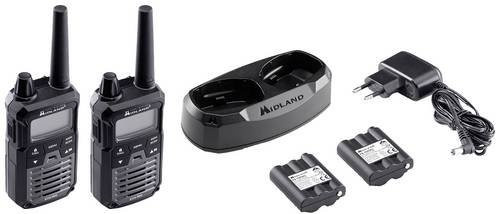 Midland XT70 Pro PMR/LPD-Handfunkgerät 2er Set in Schwarz - Bild 1