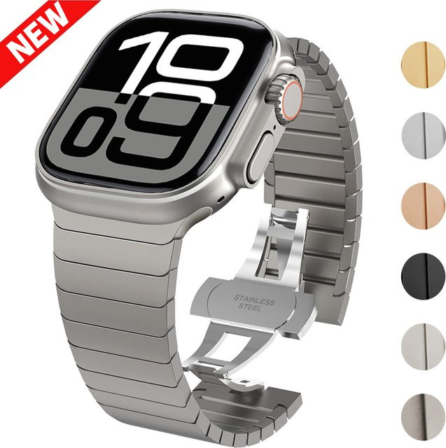 Uhrenarmband Edelstahl, Silber, Unisex - Bild 1