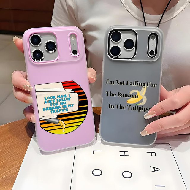 Transparente Jelly Schutzhülle mit Bananen-Design für Apple iPhone 11 bis iPhone 17 Pro Max Plus Mini - Bild 1