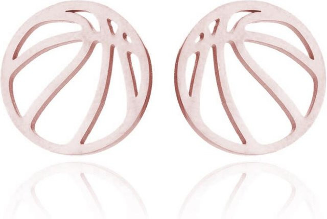 Ohrstecker Edelstahl, Roségold, Unisex - Bild 1