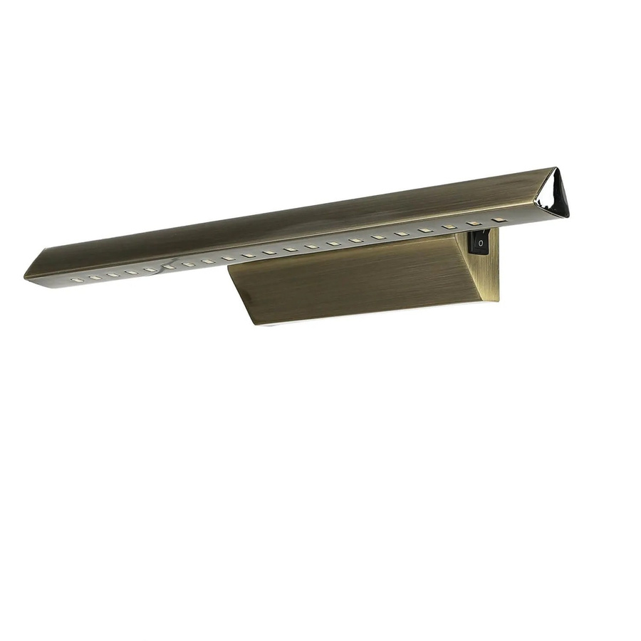Licht-Erlebnisse LED Bilderleuchte in Messing Antik mit Schalter, Breite: 40,7 cm - Bild 2
