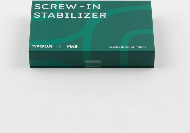 TYPEPLUS X YIKB PCB-Schraubstabilisatoren für mechanische Tastaturen in Schwarz für 60 % und 80 % Layouts mit 7U-Leertaste - Bild 1