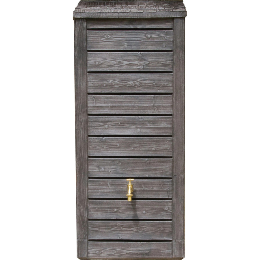 Arves Regentonne Norway 230 in Dunkelbraun mit 3/4 Zoll Anschluss, B/T/H: 130 x 40 x 60 cm - Bild 2