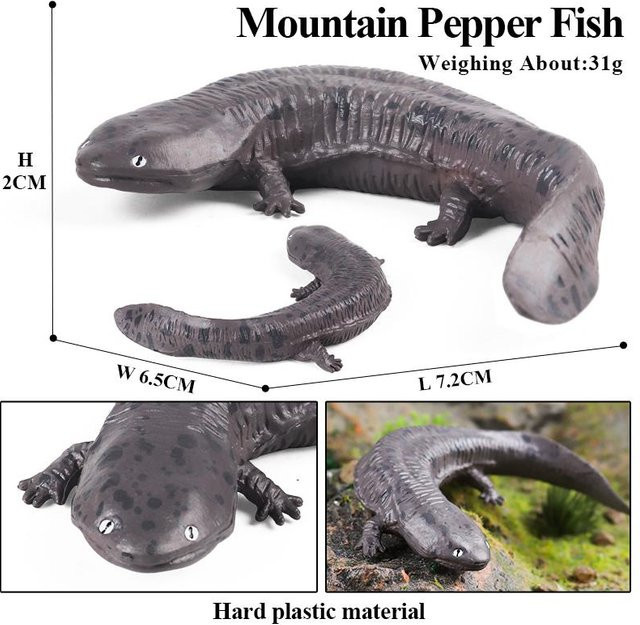 Oenux Amphibien Wassertier Molch Salamander Actionfigur ab 3-6 Jahren - Bild 1