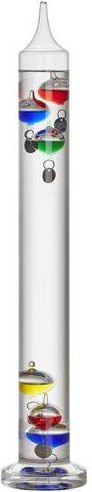 TFA Dostmann Galileo Galilei Flüssigkeitsthermometer in Transparent und Multicolour aus Glas - Bild 1