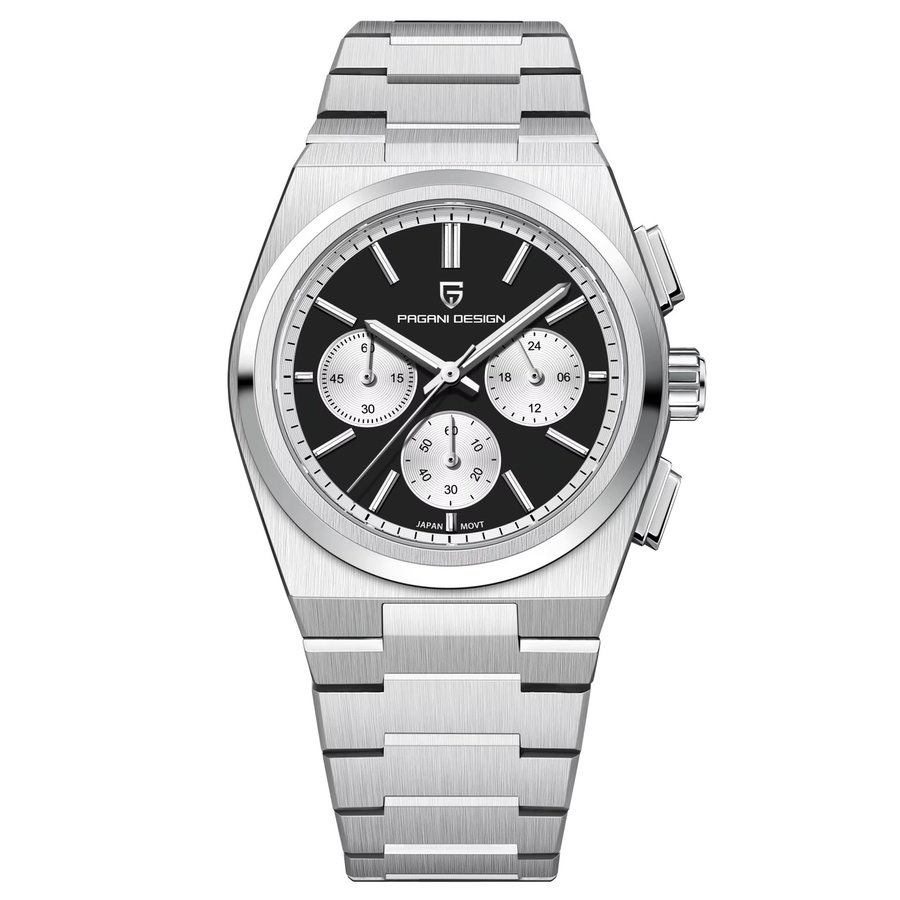 Pagani Design Chronograph, Quarzuhr, Edelstahl, Saphirglas, 40 mm, Herren - Bild 6