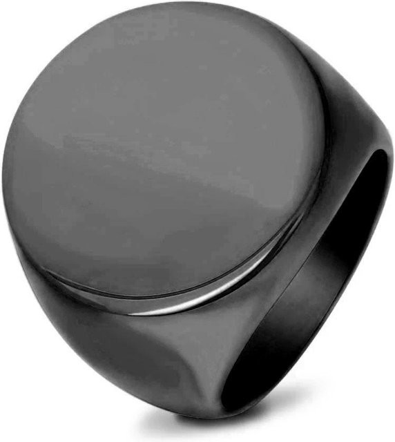 the BAY Ring Edelstahl, Schwarz, Herren, Size 11 - Bild 1