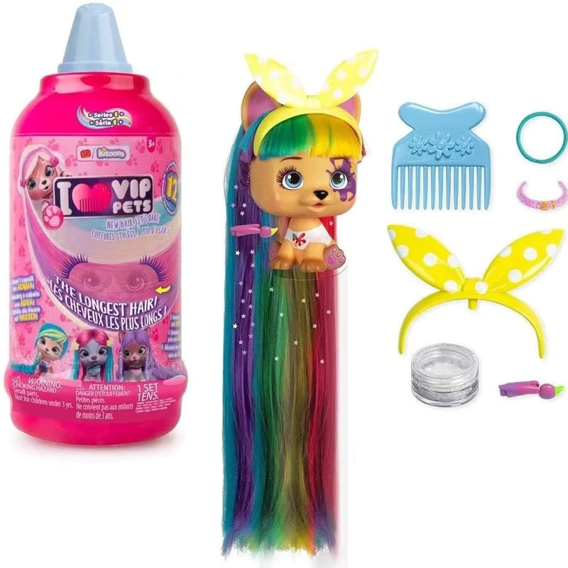 TAKARA TOMY ICH Liebe Vip Haustiere Blind Box Sammelspielzeug mit Haare Flechten für Kinder ab 3 Jahren, Mehrfarbig - Bild 1