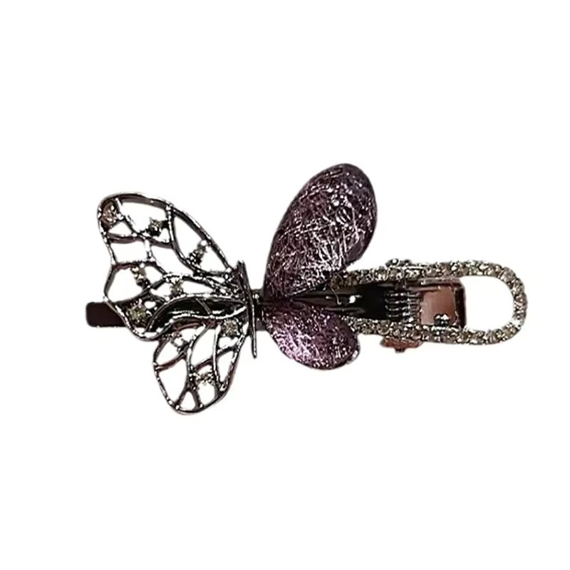 HIYAYZ Haarspange Schmetterling mit Strass, Damen - Bild 2
