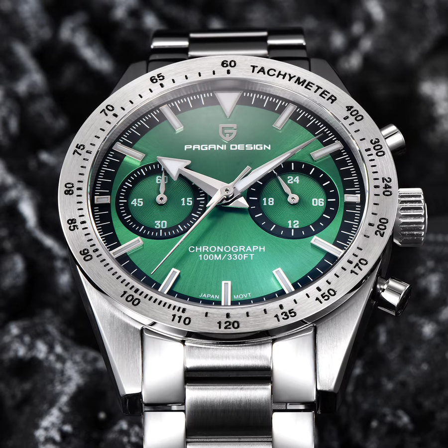 PAGANI DESIGN Chronograph, Quarz, Edelstahl, Herren - Bild 4