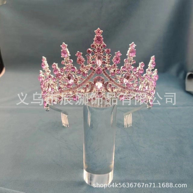 Wucifang Jewelry Brautkrone, Silber, Kupfer, Zirkonia, Kristall, Damen - Bild 1