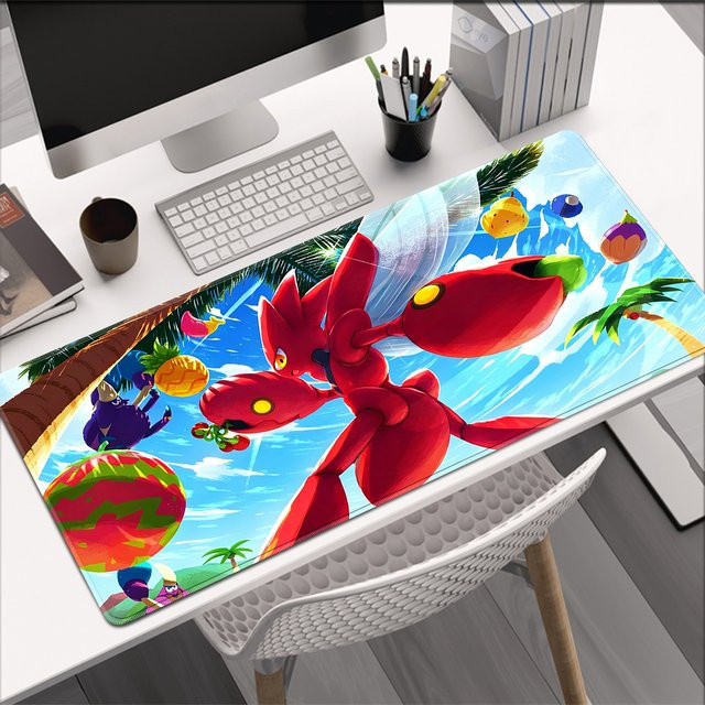 Potdemiel Anime Mauspad Scizor in Multicolour für Gamer und Büro - Bild 1