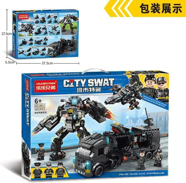 SWAT Polizei Bausteine Station, Roboter, ab 12 Jahre - Bild 1