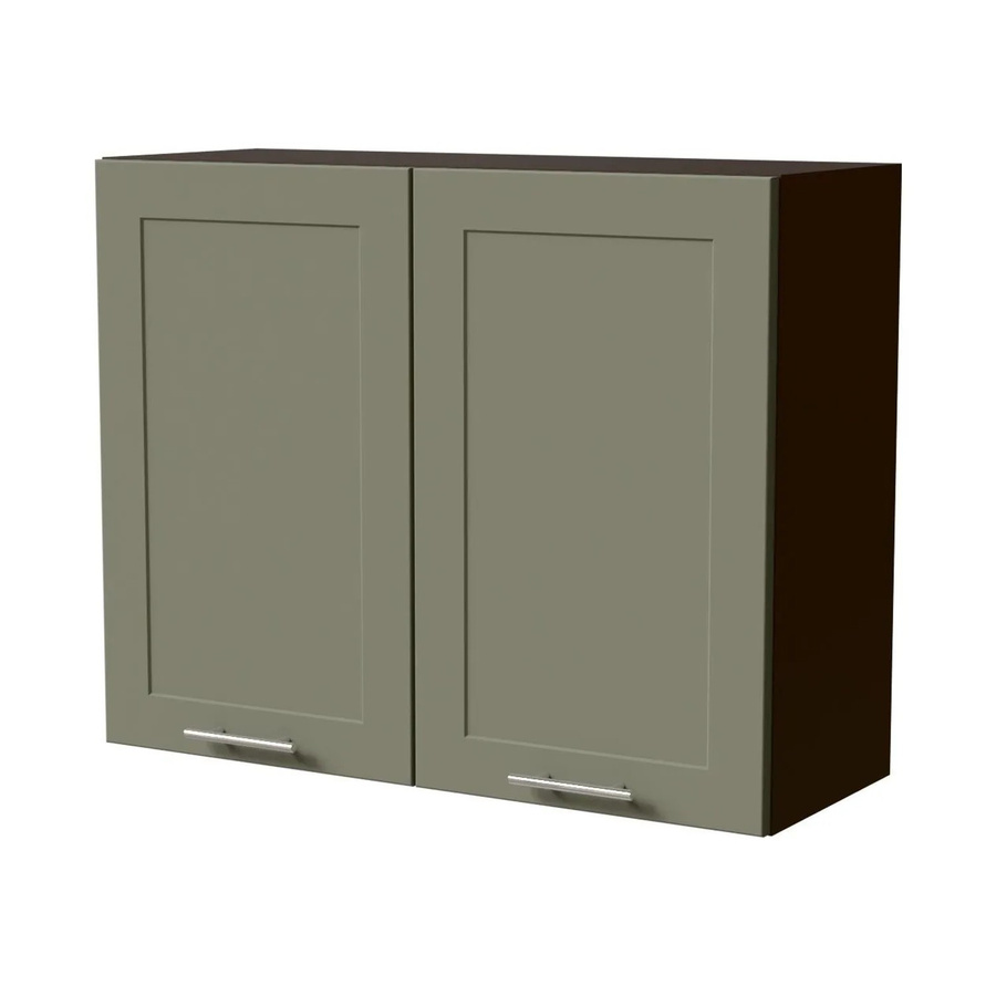Feldmann-Wohnen Hängeschrank Oslo in Lava und Reed Green Matt, B/T/H: 90 x 32,5 x 72 cm - Bild 2