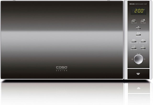 Caso MCG 30 Ceramic Chef 3-in-1 Kombi-Mikrowelle mit Heißluft und Grill in Schwarz - Bild 1