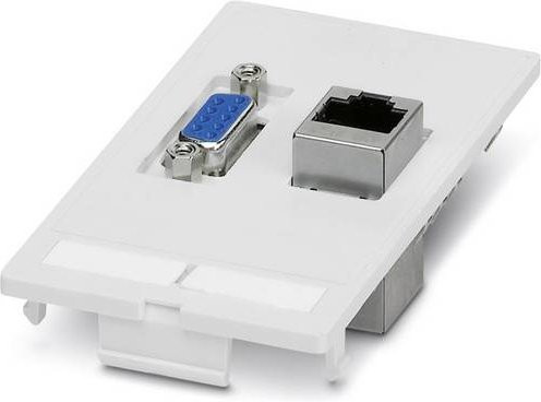 Phoenix Contact Datenfrontplatte SI-FP-R1A-D1A für Ethernet/LAN in Weiß - Bild 1