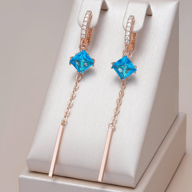 Kinel Ohrringe, 585 Gold, Roségold, Zirkonia, Damen - Bild 1