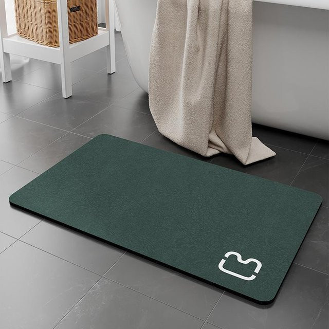 Rutschfeste Kieselgur Badezimmer Matte, schnell trocknende und feuchtigkeitsabsorbierende Fußmatte für die Toilette, B/B: 50 x 80 cm - Bild 1