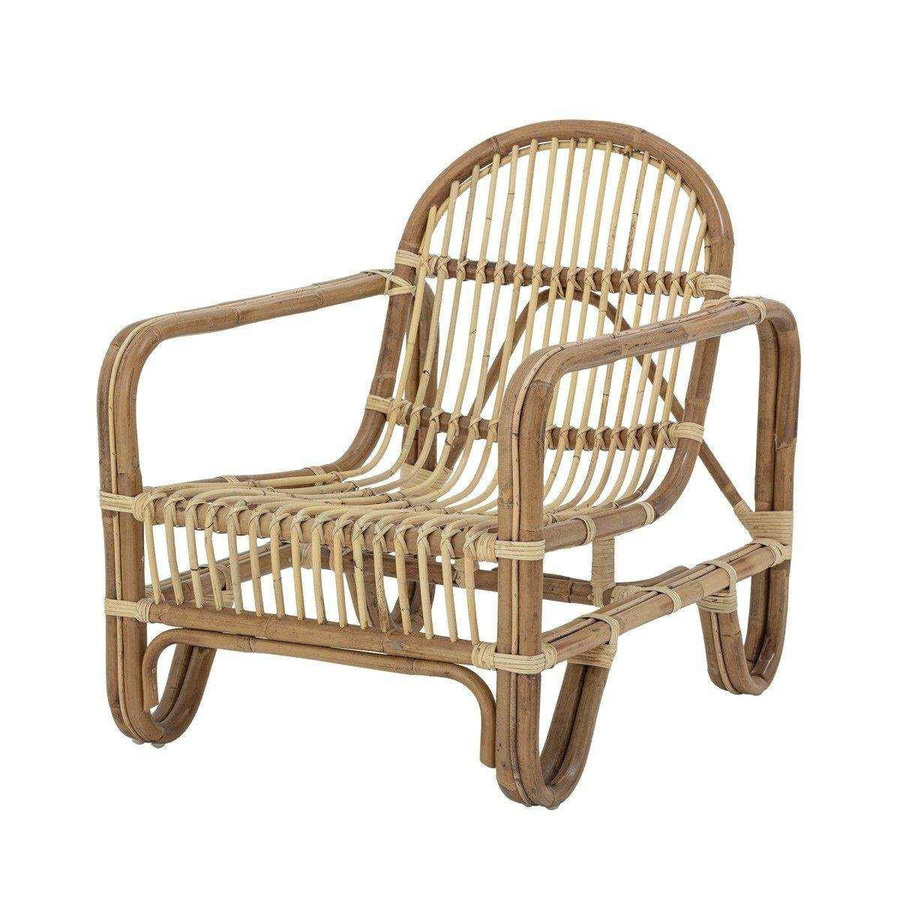 Bloomingville Baal Sessel aus Rattan in Natur mit Armlehnen - Bild 1