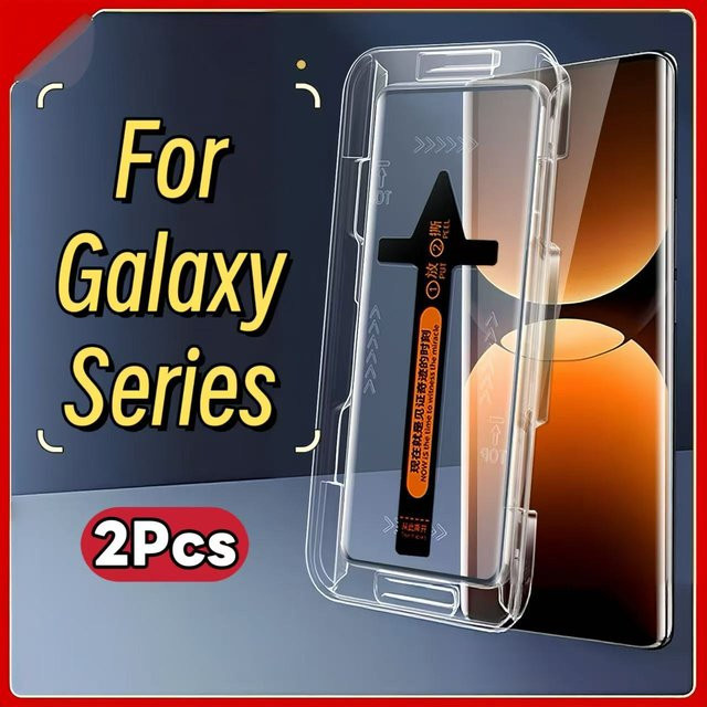 2er-Pack transparente HD-Displayschutzfolie für Samsung Galaxy S22, S23, S24, S25 Serie und Note 9 - Bild 1