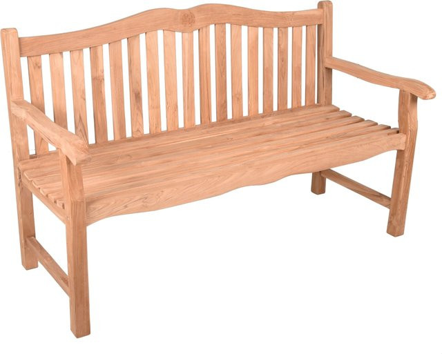 Garden Pleasure Bank Romang 3-Sitzer aus Teakholz in Braun, B/H/T: 150 x 92 x 63 cm - Bild 1