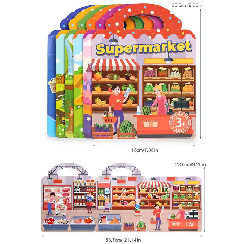 mr.paper Jelly Stickerbuch, Puzzle-Stickerbuch, Tiere, ab 3 Jahre - Bild 2