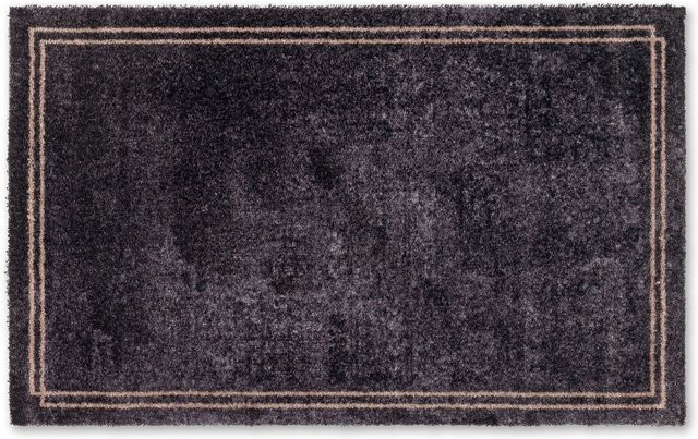 Fußmatte FELICIDO von Astra in Grau und Schwarz, modernes Grafikdesign, rutschfest und waschbar, B/T: 110 x 67 cm - Bild 1