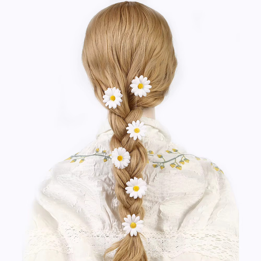 AWAYTR Haarspangen Sonnenblumen, 6 Stück, Damen - Bild 3
