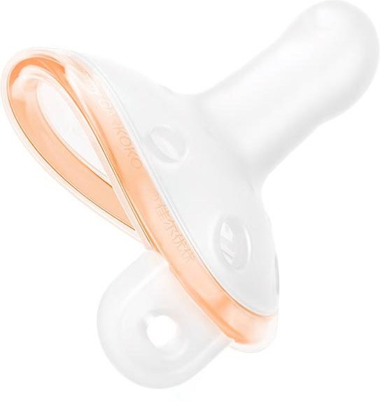 Jiaer Youyou Beruhigungssauger Daumen aus Silikon für Neugeborene 0-6 Monate transparent - Bild 1