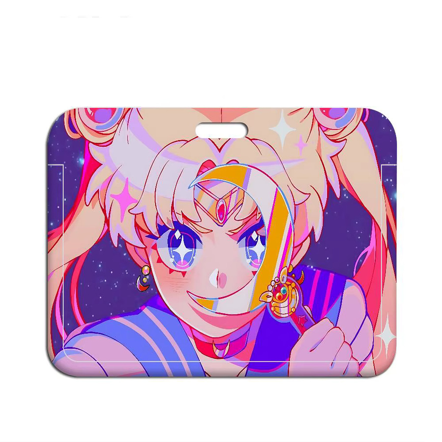 Anime Arbeitskartenhalter mit langem Schlüsselband für Mitarbeiterausweise und Krankenschwestern-Ausweise in Multicolour - Bild 4