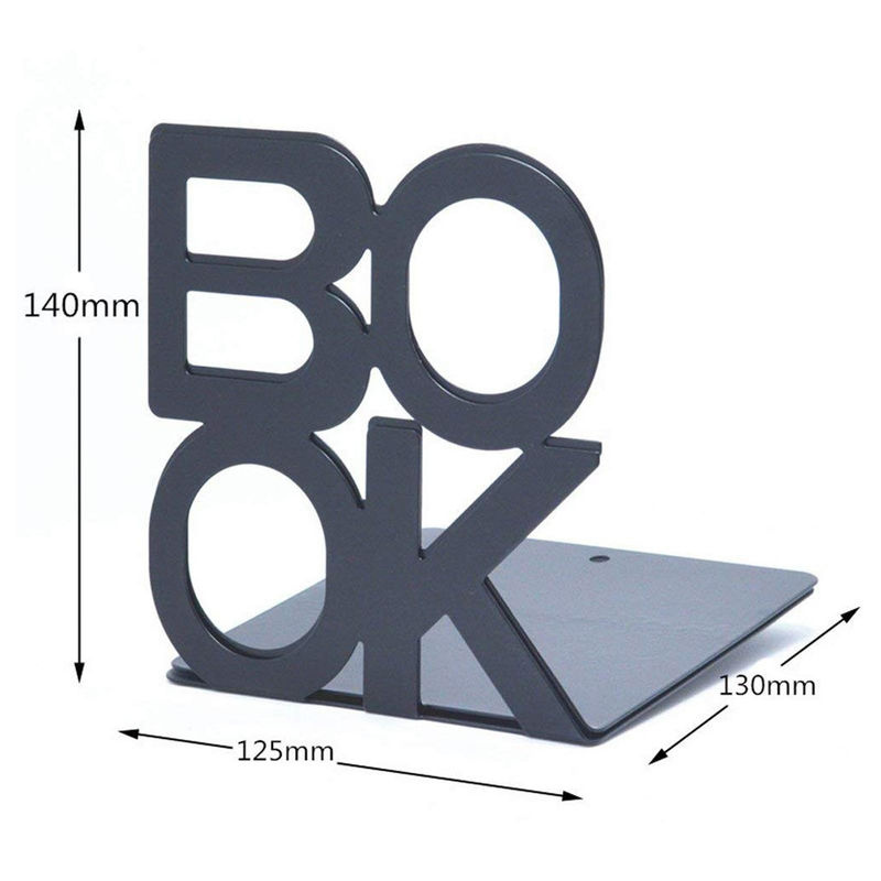 TOMTOP JMS Buchstützen aus Metall in Buchstaben- und Buchform für deine Schreibtischdekoration - Bild 2