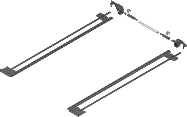 Blum Seitenstabilisierung Tandem für 560H in Grau aus Kunststoff bis Nennlänge 600 mm - Bild 1