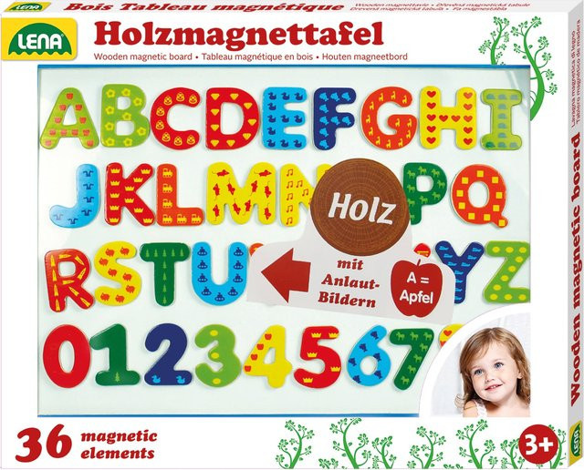 LENA Holz Magnettafel, Schaukarton - Bild 1