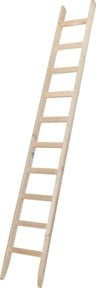 Euroline Holz-Sprossenanlegeleiter Nr. 10102 in Beige mit 8 Sprossen - Bild 1
